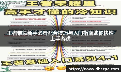 王者荣耀新手必看配合技巧与入门指南助你快速上手游戏